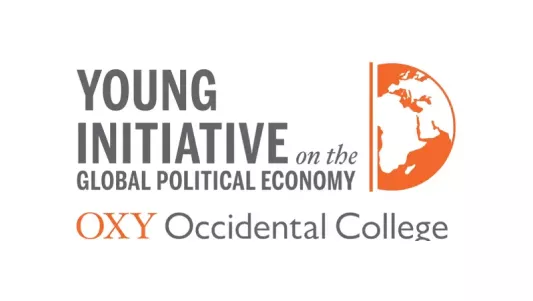 Logo for the Young Initiative on the Global Political Economy at Occidental College